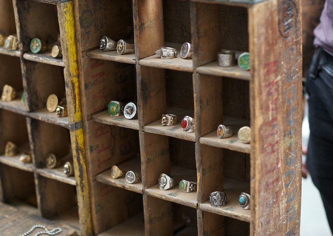 New york street vendor and jewelry designer enrique muthuan